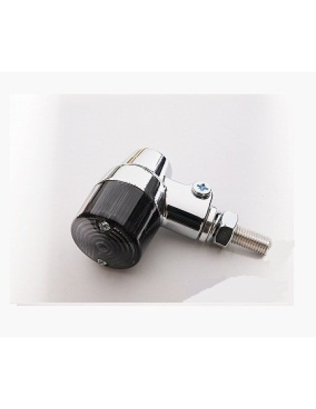 INTERMITENTES LED CARCASA ALUMINIO CROMADO AHUMADO FL SENC ØLENTE 36MM HOMOLOGADO