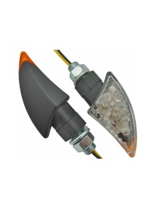 INTERMITENTES LED ALUMINIO NEGRO TR HOMOLOGADO