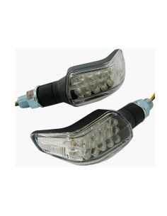 INTERMITENTES LED UNIVERSAL ALUMINIO NEGRO TRP HOMOLOGADO