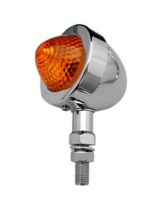 INTERMITENTE ESTANDAR UN ALUMINIO CROMADO LT AMBAR VARILLA LARGA HOMOLOGADO