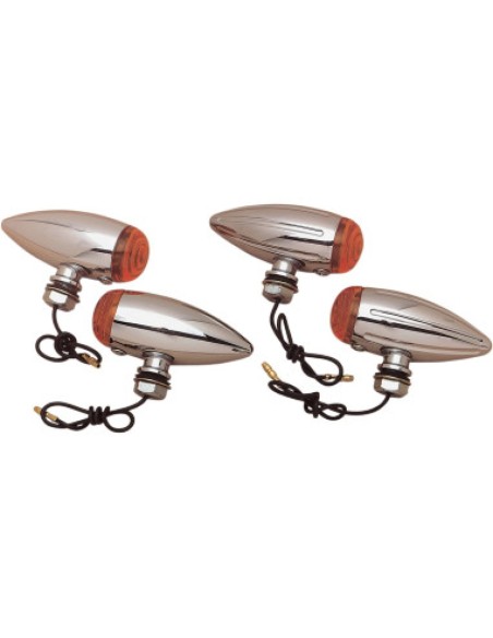 PILOTOS CONVENCIONALES CROMADOS LUCES AMBAR LISASHOMOLOGADO