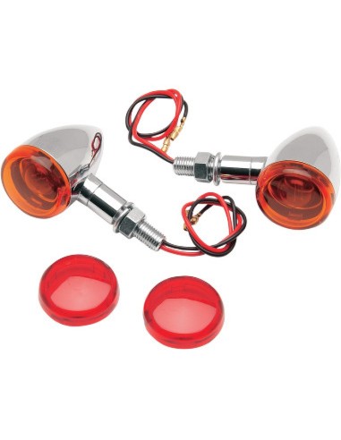 PILOTOS MINI DEUCE CROMADOS LENTES AMBAR-ROJAS HOMOLOGADO PILOTOS MINI DEUCE CROMADOS LENTES AMBAR-ROJAS HOMOLOGADO