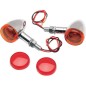 PILOTOS MINI DEUCE CROMADOS LENTES AMBAR-ROJAS HOMOLOGADO PILOTOS MINI DEUCE CROMADOS LENTES AMBAR-ROJAS HOMOLOGADO