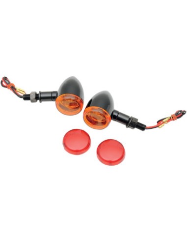 PILOTOS MINI DEUCE NEGRO BRILLANTE LENTES AMBAR-ROJAS HOMOLOGADO PILOTOS MINI DEUCE NEGRO BRILLANTE LENTES AMBAR-ROJAS HOMOLOGADO