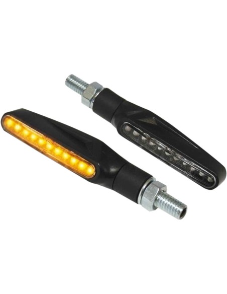 INTERMITENTES LED UNIVERSAL NEGRO HOMOLOGADO
