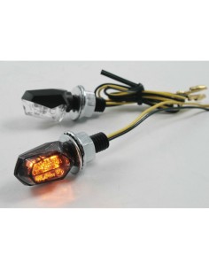 INTERMITENTES LED TRASEROS UNIVERSALES NEGRO TR HOMOLOGADO