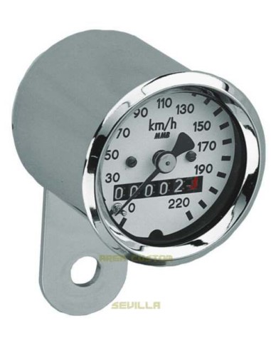 MINI CUENTAKILOMETROS 48mm FONDO BLANCO