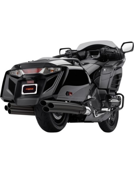 SILENCIADORES SLIP-ON 6 EN 6 HONDA GL 1800 GOLD WING 12-17 NEGRO