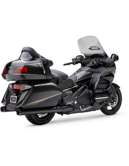 ESCAPE SLIP-ON 102 MM (4") DUAL CUT NEGRO PUNTA NEGRA HONDA F6B 13-18