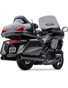 ESCAPE SLIP-ON 102 MM (4") DUAL CUT NEGRO PUNTA NEGRA HONDA F6B 13-18