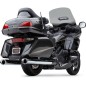 SILENCIADORES SLIP-ON 102 MM (4") TRI-FLO CROM PUNTA CROM HONDA F6B 13-18 Y GL 1800 12-17 SILENCIADORES SLIP-ON 102 MM (4") TRI-FLO CROM PUNTA CROM HONDA F6B 13-18 Y GL 1800 12-17