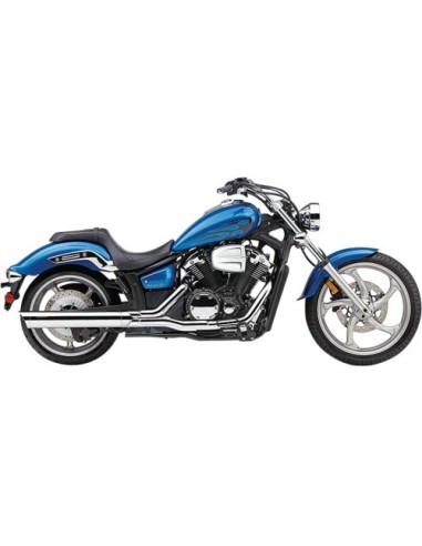 SILENCIADOR SLIP-ON 102 MM (4") DUAL CUT CROMADO YAMAHA XVS1300 CUSTOM 11-18 SILENCIADOR SLIP-ON 102 MM (4") DUAL CUT CROMADO YAMAHA XVS1300 CUSTOM 11-18