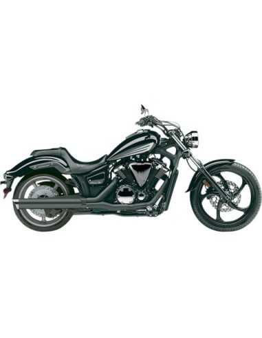 SILENCIADOR SLIP-ON 102 MM (4") DUAL CUT NEGRO YAMAHA XVS1300 CUSTOM 11-18 SILENCIADOR SLIP-ON 102 MM (4") DUAL CUT NEGRO YAMAHA XVS1300 CUSTOM 11-18