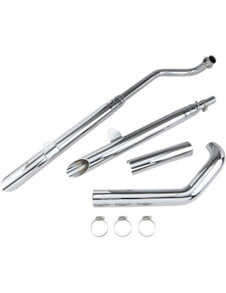 ESCAPE COMPLETO SLIP-ON PARA CRUISERS NIPONAS DRAG PIPES YAMAHA XVS650 DRAG STAR CLASSIC 04-11