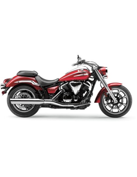 ESCAPE COMPLETO SLIP-ON PARA CRUISERS NIPONAS ELIPTICO 10 CM YAMAHA XVS950 MIDNIGHT STAR 09-14