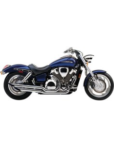 ESCAPE COMPLETO PARA CRUISERS NIPONAS SLASH-CUT ANGULO HONDA VTX1800 01-08