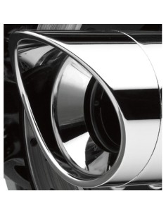 PUNTA DE ESCAPE EN BILLET 102MM SCALLOPED