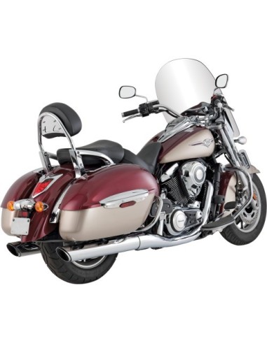 SILENCIADORES SLIP-ON REDONDOS TWIN SLASH KAWASAKI VN1700