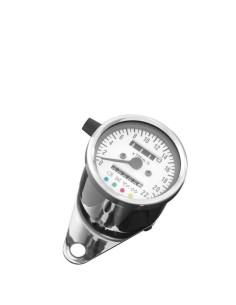 CUENTAKILOMETROS 60mm FONDO BLANCO CON PARCIAL E INDICADORES