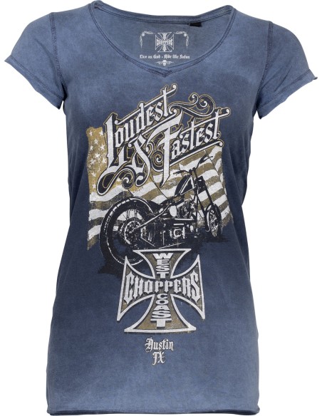 CAMISETA CHICA WCC LOUDEST FASTEST