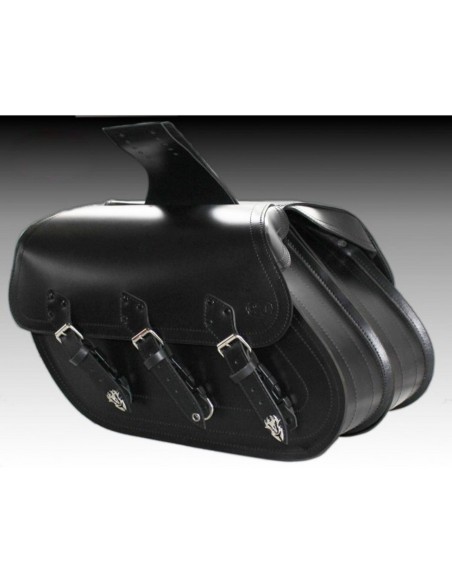 ALFORJAS RIGIDAS PIEL IBER BMW R18