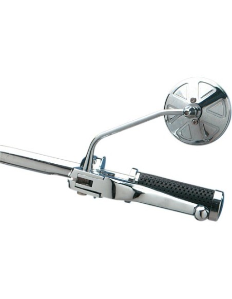 ESPEJO ROUND DRAG NESS RED VARILLA DELG PE