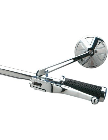 ESPEJO ROUND DRAG NESS RED VARILLA STEALTH II PE