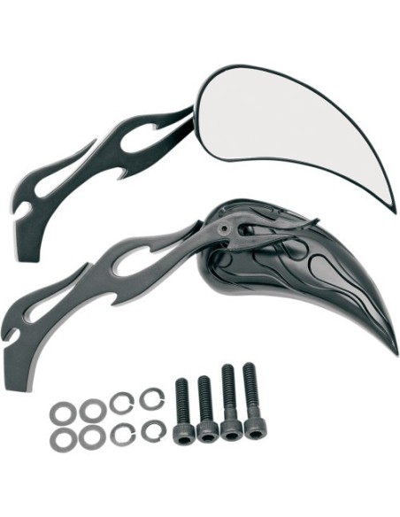 ESPEJOS LAGRIMA FLAME VAST REL PE NEGRO