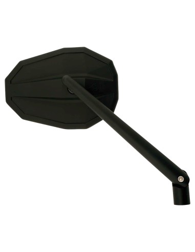 ESPEJO STRAIGHT NEGRO MATE HOMOLOGADO