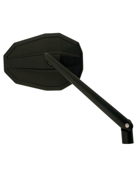 ESPEJO STRAIGHT NEGRO MATE HOMOLOGADO