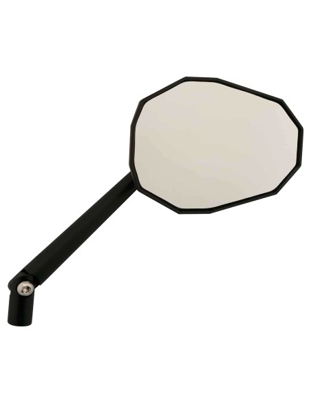 ESPEJO STRAIGHT NEGRO MATE HOMOLOGADO