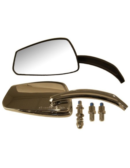 ESPEJO CUSTOM CRUISER CROMADO IZDO PE HOMOLOGADO