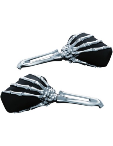 ESPEJOS SKELETON HAND CROMADA RET NEG PE ESPEJOS SKELETON HAND CROMADA RET NEG PE