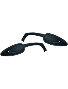 ESPEJOS TEARDROP NEGRO SATINADO PE