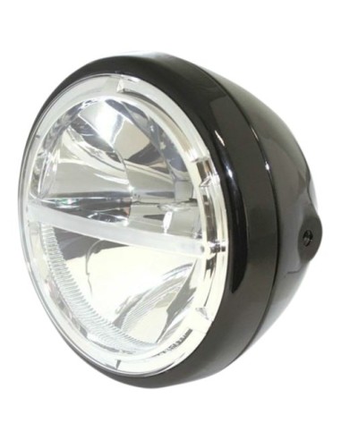 FARO CENTRAL LED 18 CM (7") NEGRO