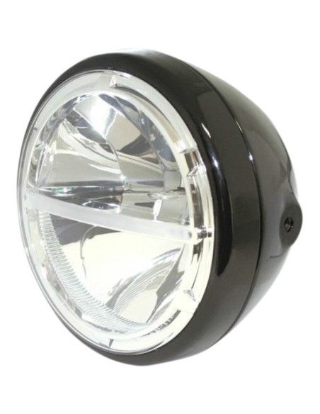 FARO CENTRAL LED 18 CM (7") NEGRO