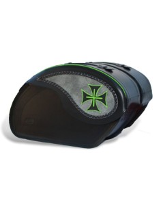 ALFORJAS RIGIDAS PIEL VENDETTA KAWASAKI VULCAN S PERFIL KAWA