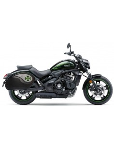 ALFORJAS RIGIDAS PIEL VENDETTA KAWASAKI VULCAN S PERFIL KAWA