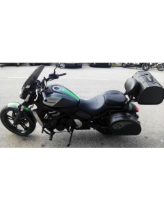 ALFORJAS RIGIDAS PIEL VENDETTA KAWASAKI VULCAN S PERFIL KAWA