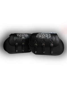 ALFORJAS CAMPEADOR RIGIDAS CELTIC BASICAS TRIBAL LIS GRIS