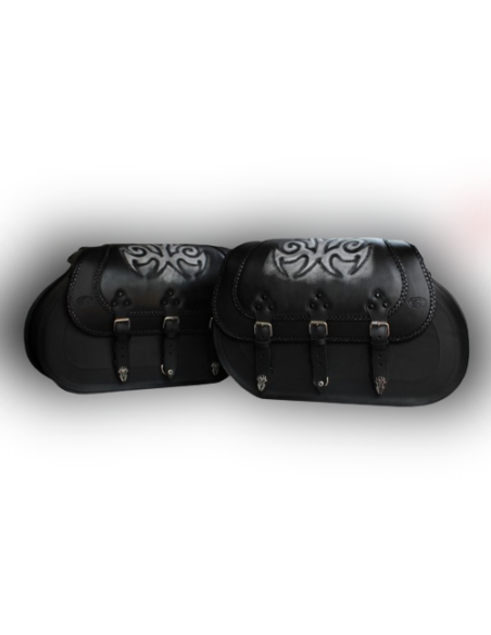 ALFORJAS CAMPEADOR RIGIDAS CELTIC BASICAS TRIBAL LIS GRIS