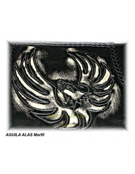 ALFORJAS SUPER-STAR RIGIDAS CELTIC DELUXE AGUILA ALAS GRIS