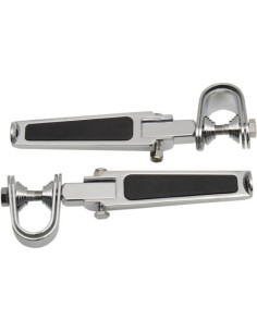 ESTRIBERAS CON APLICACIONES DE GOMA CON ABRAZADERAS DRAG SPECIALTIES