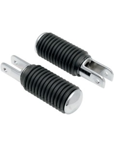 ESTRIBERAS CROMADAS CON RECUBRIMIENTO DE GOMA DRAG SPECIALTIES