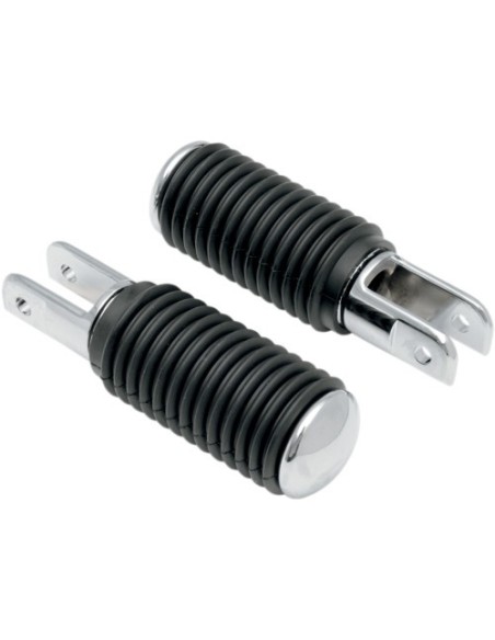 ESTRIBERAS CROMADAS CON RECUBRIMIENTO DE GOMA DRAG SPECIALTIES