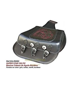 ALFORJAS SUPER-STAR RIGIDAS CELTIC BASICAS CABEZA AGUILA FONDO B