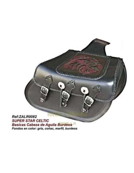 ALFORJAS SUPER-STAR RIGIDAS CELTIC BASICAS CABEZA AGUILA FONDO B