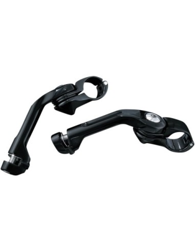 SOPORTES LARGOS SIN ESTRIBERAS CRUISE TOUR TECH NEGRO BRILLANTE ABRAZADERAS 32 MM KURYAKYN SOPORTES LARGOS SIN ESTRIBERAS CRUISE TOUR TECH NEGRO BRILLANTE ABRAZADERAS 32 MM KURYAKYN