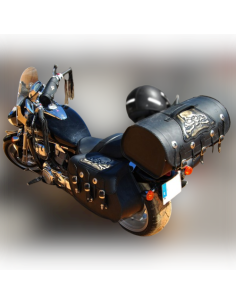 ALFORJAS SUPER-STAR RIGIDAS CELTIC BASICAS CALAVERA TIBIAS FONDO