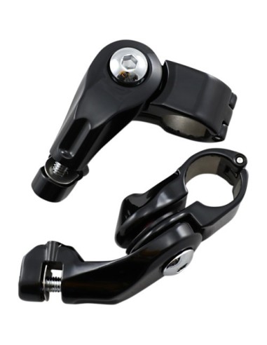 SOPORTES CORTOS SIN ESTRIBERAS CRUISE TOUR TECH NEGRO BRILLANTE ABRAZADERAS 32 MM KURYAKYN SOPORTES CORTOS SIN ESTRIBERAS CRUISE TOUR TECH NEGRO BRILLANTE ABRAZADERAS 32 MM KURYAKYN